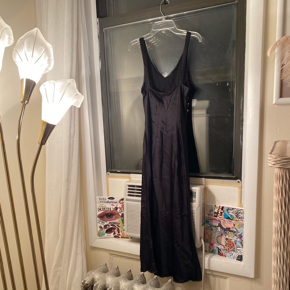 90’s Patricia Pepe Embroidered Satin Dress - Picture 5 of 8